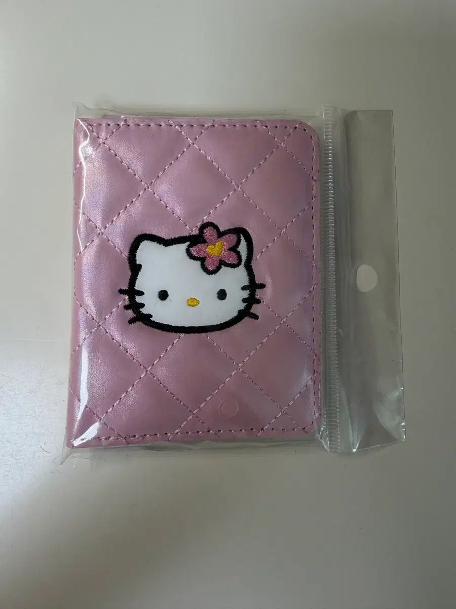 ハローキティ文房具 2段 リング財布 キルト ピンク