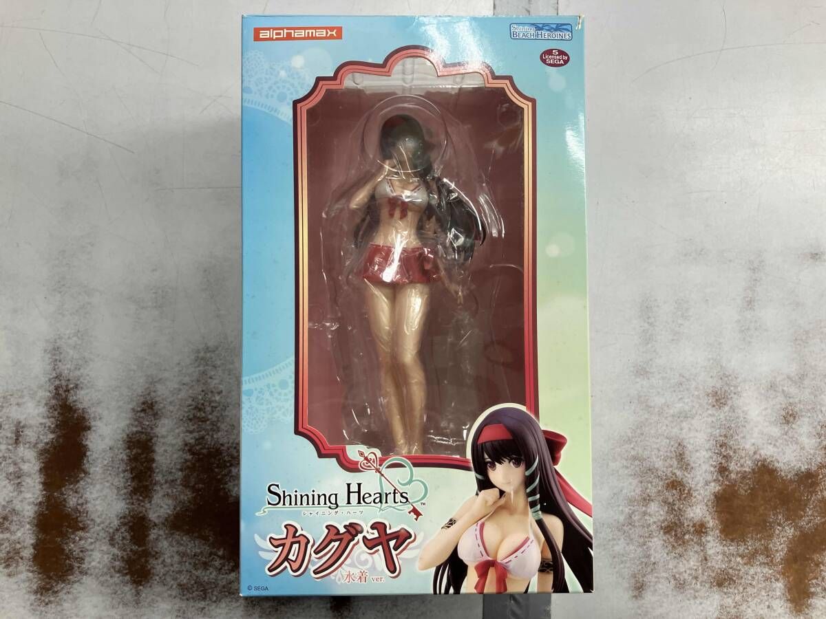開封済み ベタつき有り アルファマックス カグヤ 水着Ver. 1/7 シャイニング・ハーツ