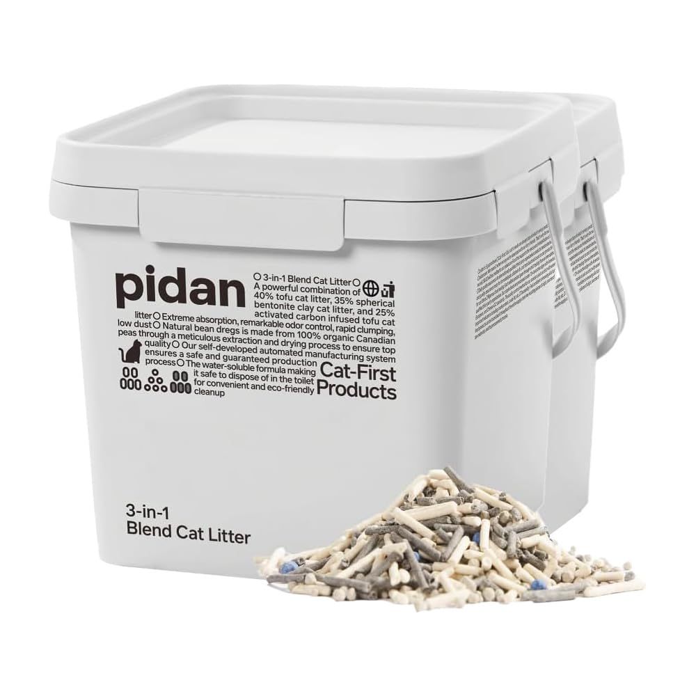 pidan 3in1ミックス 5.2kg×2個セット 猫砂 バケツタイプ 猫砂 猫 ネコ ねこ 消臭 鉱物 ベントナイト おから 固まる 固い 軽い トイレ 臭い セットトイレ 散らかりにくい 固い 臭い ※パッケージに変更がございます。
