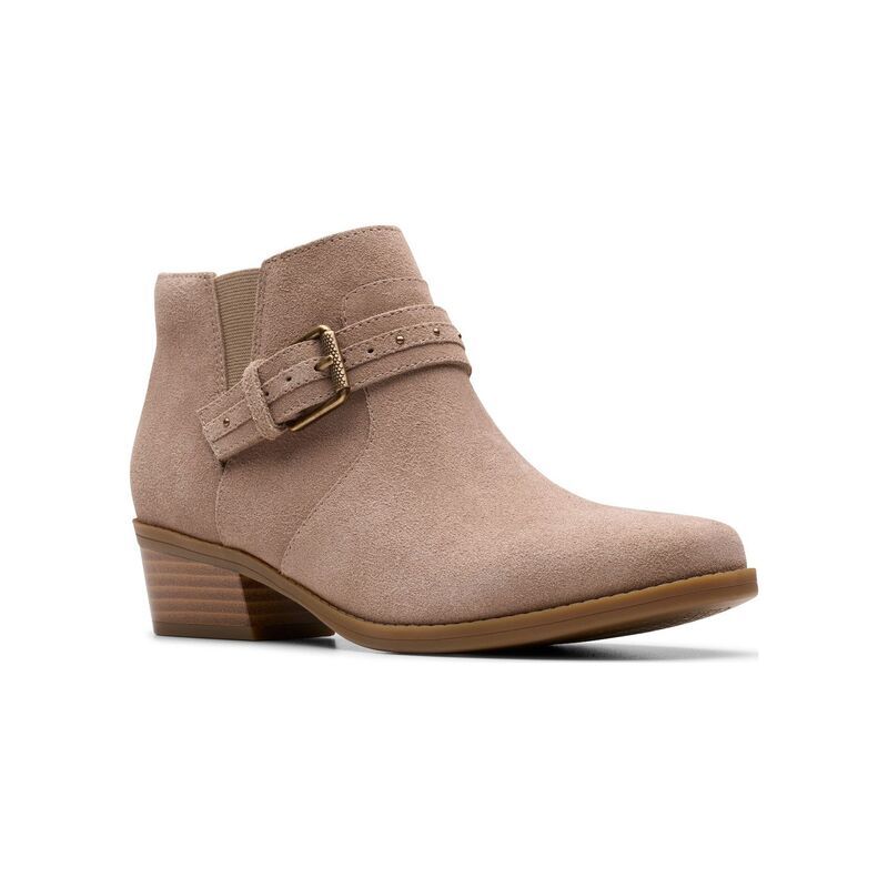 クラークス レディース シューズ ブーツ・レインブーツ アンクル ヒール Clarks Danyelle Wish Womens Ankle Boots with Block Heel Zip Clo