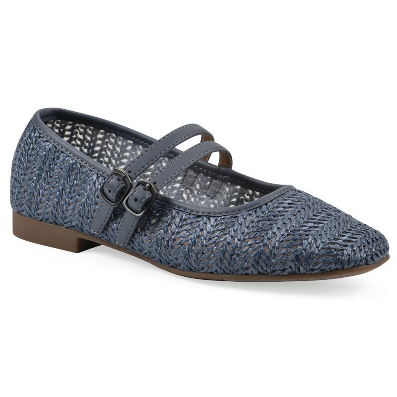 ホワイトマウンテン レディース シューズ サンダル White Mountain Bocage Womens Mary Jane Flats Blue Smooth ブルー