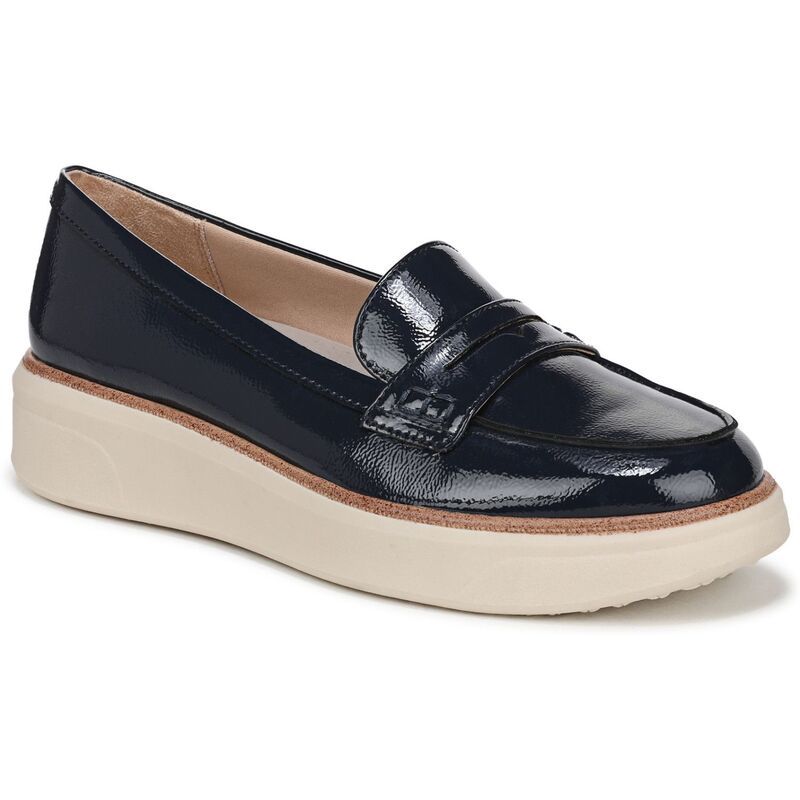 ライフストライド レディース シューズ スリッポン・ローファー チェルシー LifeStride Chelsea Womens Moc Toe SlipOn Loafers Navy ネイビー