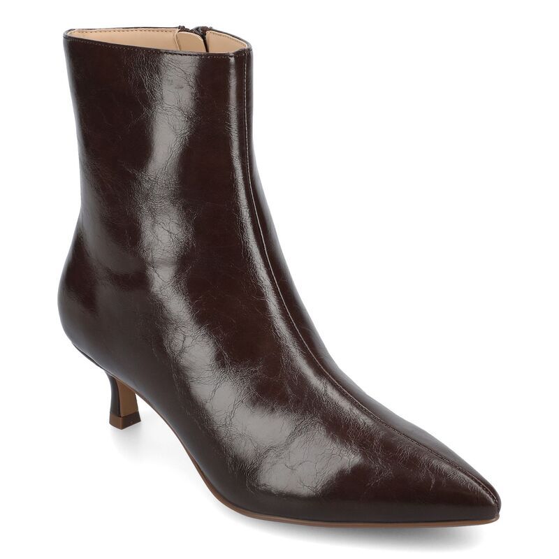 ジャーニー レディース シューズ ブーツ・レインブーツ アンクル Journee Arely Tru Comfort Foam Womens Ankle Boots Chocolate チョコレート