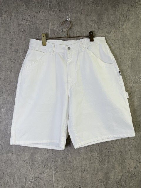 【中古】NEIGHBORHOOD ﾈｲﾊﾞｰﾌｯﾄﾞ DENIM PAINTER SHORT PANTS ﾃﾞﾆﾑ ﾍﾟｲﾝﾀｰ ｼｮｰﾄ ﾊﾟﾝﾂ 25SS ﾎﾜｲﾄ L 33973751