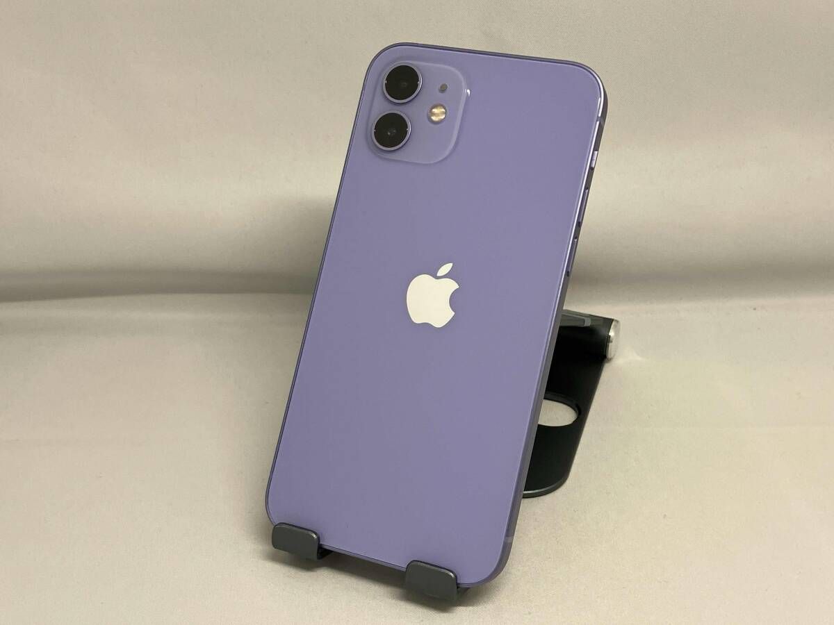 docomo 【SIMロックなし】MJNJ3J/A iPhone 12 128GB パープル docomo