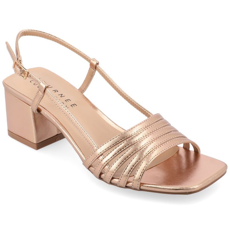 ジュルネ コレクション レディース シューズ サンダル Journee Collection Shayana Womens Tru Comfort Foam Sandals Rose Gold ゴール