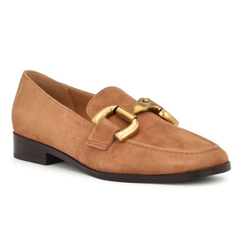 ナインウェスト レディース シューズ スリッポン・ローファー Nine West Lilma Womens Dress Loafers Medium Natural Suede
