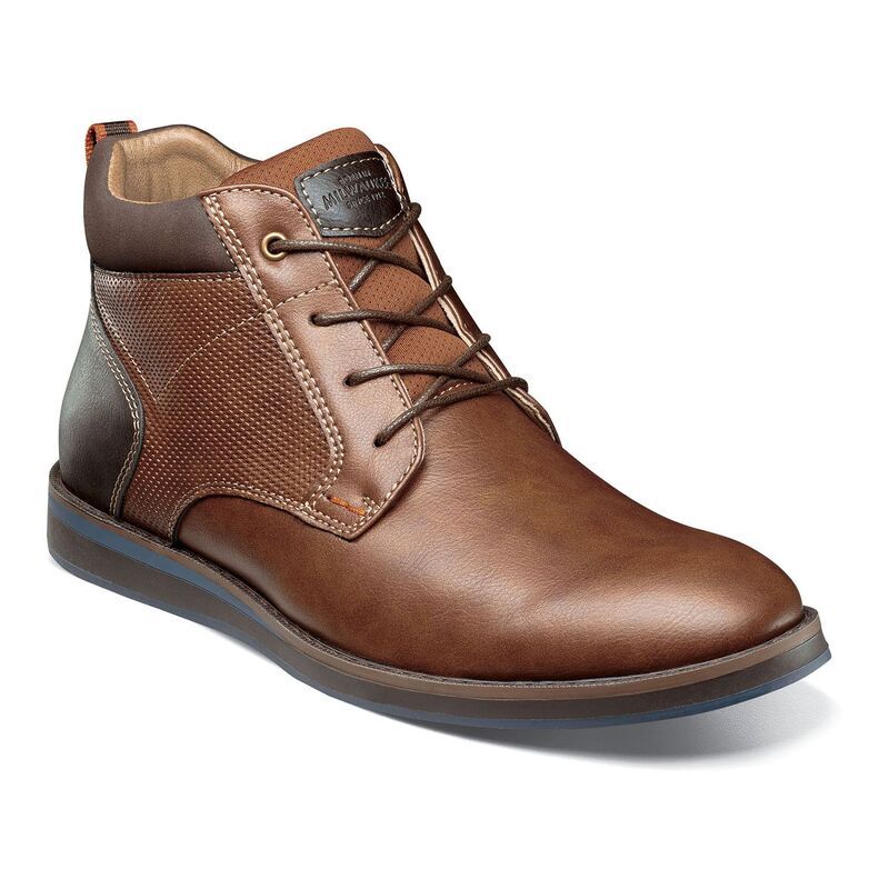 ノンブッシュ メンズ シューズ ブーツ・レインブーツ Nunn BushR Circuit Mens Chukka Boots Cognac