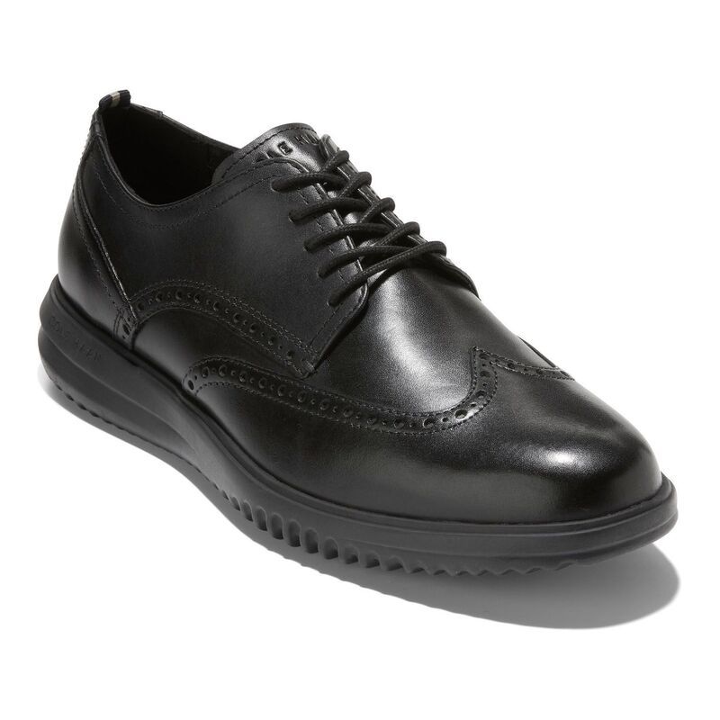 コールハーン メンズ シューズ オックスフォード ウィングチップ レザー Cole Haan Grand Wingtip Mens Leather Oxford Shoes Black ブラック
