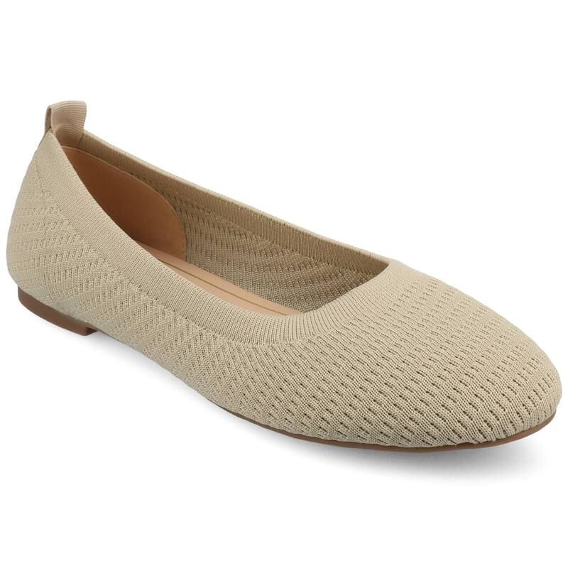 ジュルネ コレクション レディース シューズ サンダル Journee Collection Maryann Tru Comfort Foam Womens Flats Taupe トープ