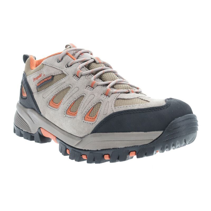 プロペット メンズ シューズ ブーツ・レインブーツ Propet Ridgewalker Mens Waterproof Hiking Shoes Gunsmoke Orange オレンジ