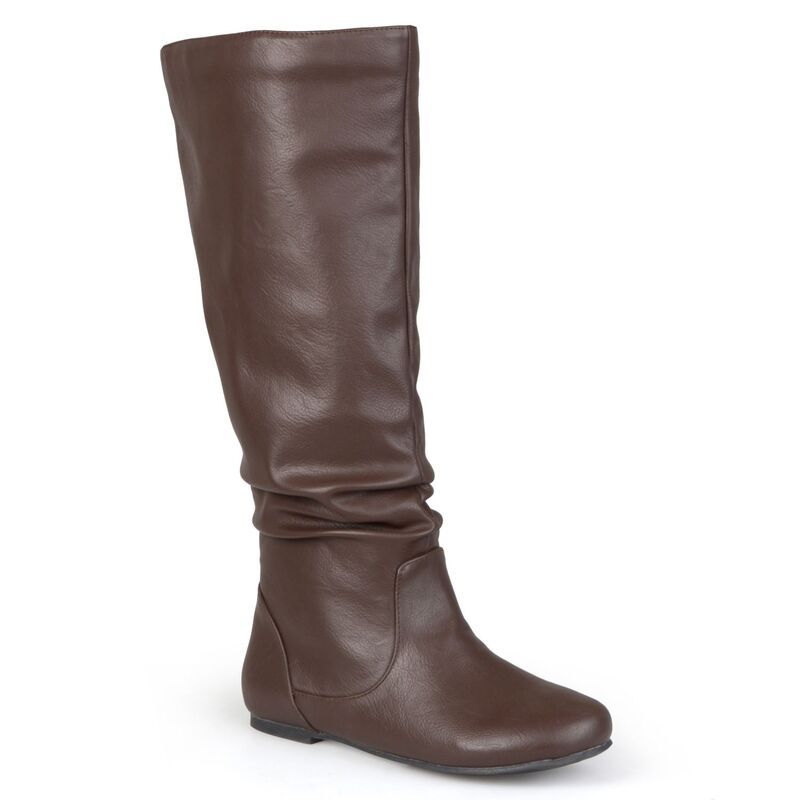 ジュルネ コレクション レディース シューズ ブーツ・レインブーツ Journee Collection Jayne Womens KneeHigh Boots Brown ブラウン