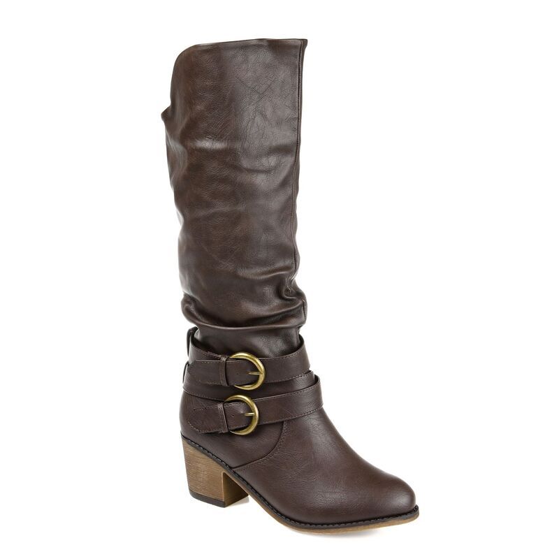 ジュルネ コレクション レディース シューズ ブーツ・レインブーツ トール Journee Collection Late Womens Tall Boots Dark Brown ブラウン