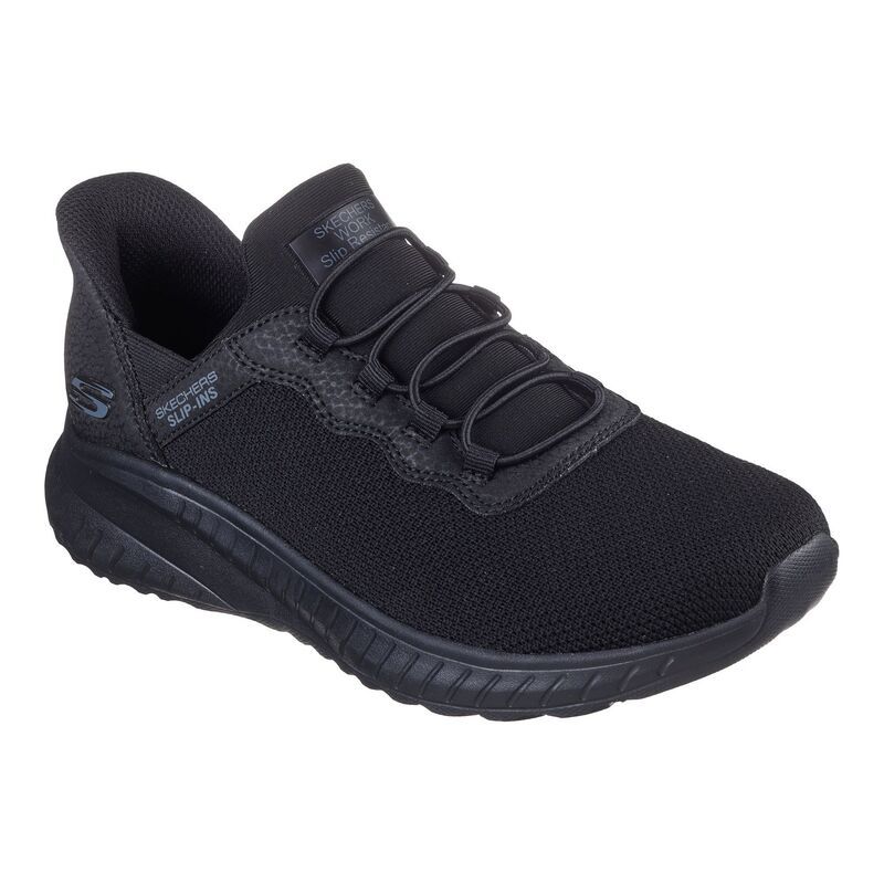 スケッチャーズ レディース シューズ スニーカー Skechers Hands Free SlipinsR Work Squad ChaosR Jasul Womenshoes Black ブラック