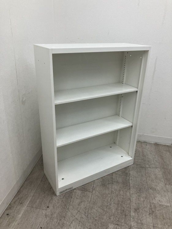 【中古品】オカムラ レクトラインシリーズ オープン書庫 4U513S ホワイト