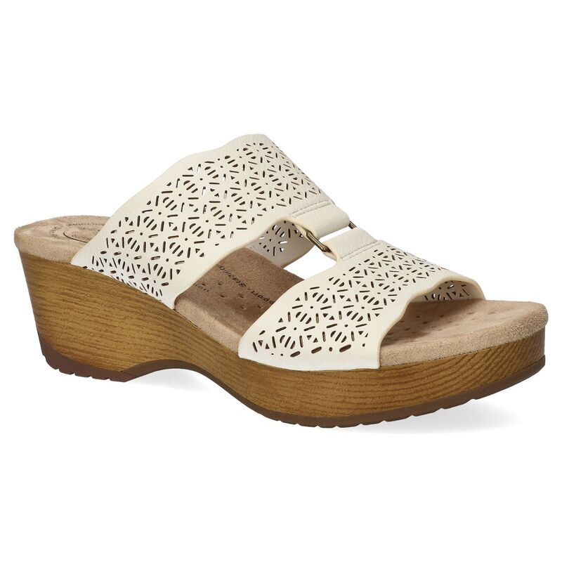 イージーストリート レディース シューズ サンダル Easy Street Rin WomenslipResistant Sandals Off White オフホワイト