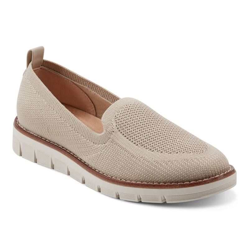 イージースピリット レディース シューズ スニーカー ニット Easy Spirit Vanessa Womens Knit SlipOn Flatseashell Beige ベージュ