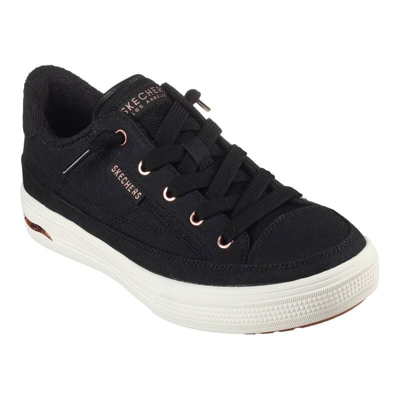スケッチャーズ レディース シューズ スニーカー Skecherstreet Arch Fit Arcade Meet Ya There Womenshoes Black ブラック