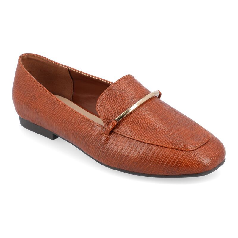 ジュルネ コレクション レディース シューズ スリッポン・ローファー Journee Collection Wrenn Tru Comfort Foam Womens Loafer Flats Tan