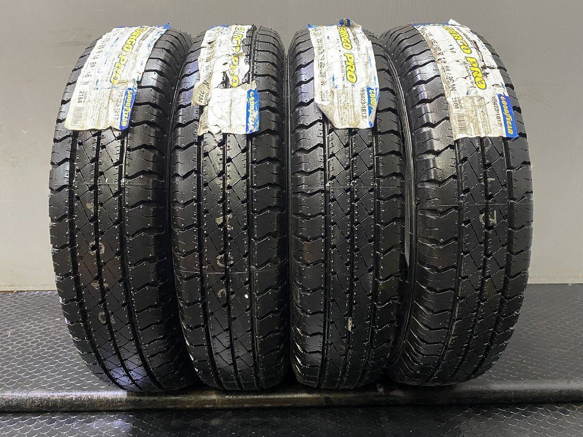 【新品】GOODYEAR CARGO PRO 155/80R14 88/86N LT 14インチ 夏タイヤ 4本 21年製 プロボックス サクシード等　(VTP529)