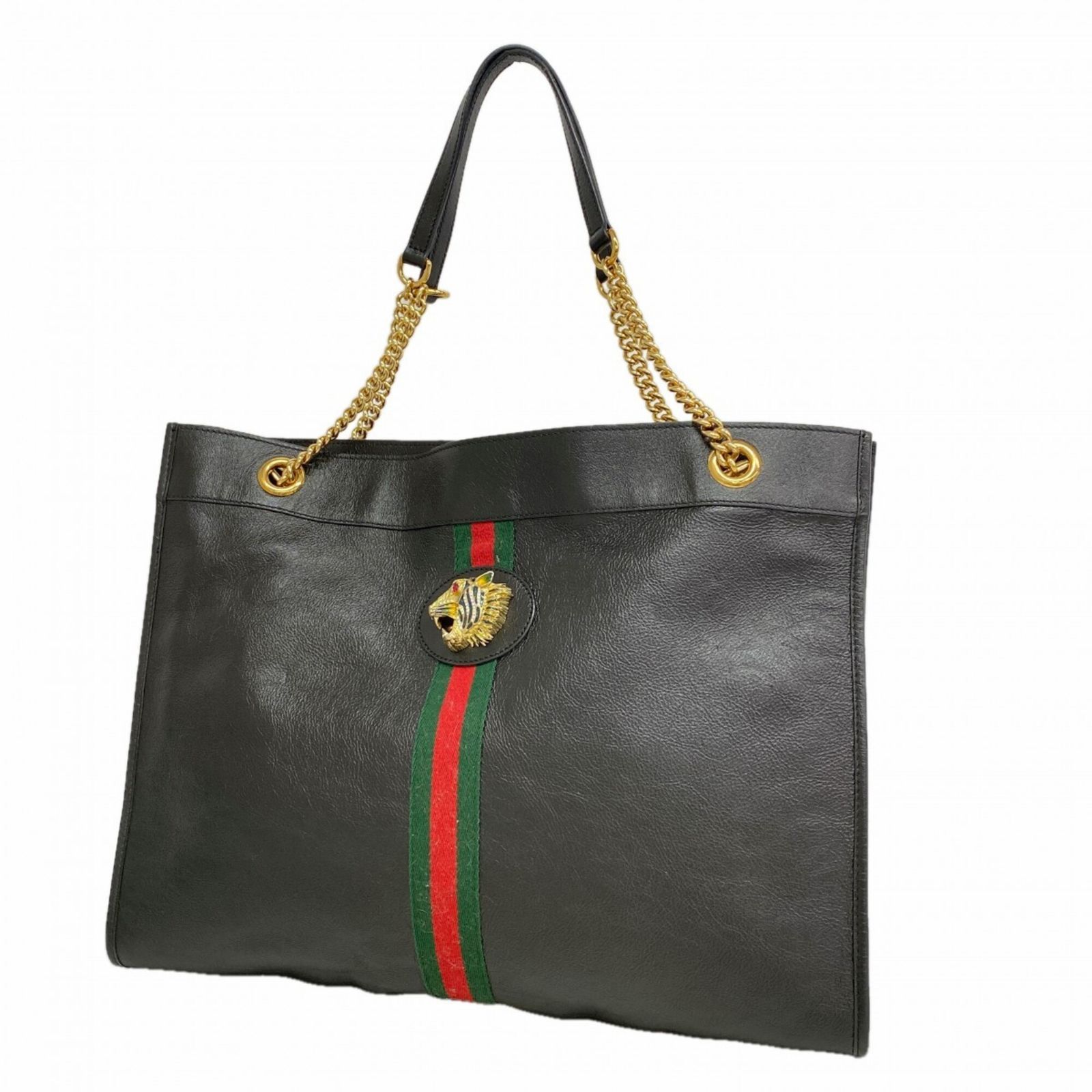 グッチ(Gucci) グッチ トートバッグ ラジャ 537219 レザー ブラック レディース