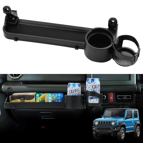 Cartist スズキ ジムニー ドリンクホルダー 助手席 ノマド JC74 JB64 JB74用 フロントテーブル NOMADE/SIERRA アシストグリップ収納ホルダー ジムニーシエラ JIMNY 2ドア 5ドアにも適合 H30.7? 87b664f5