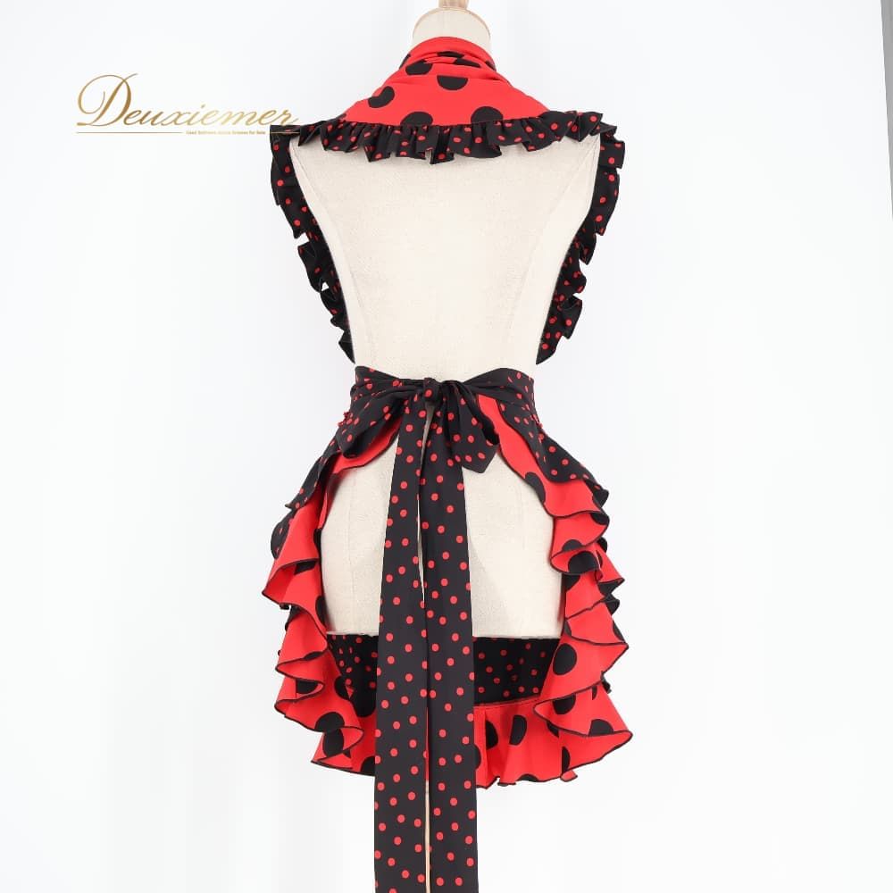 フラメンコ 衣装 MARINA FLAMENCA シージョ エプロン ブラック系