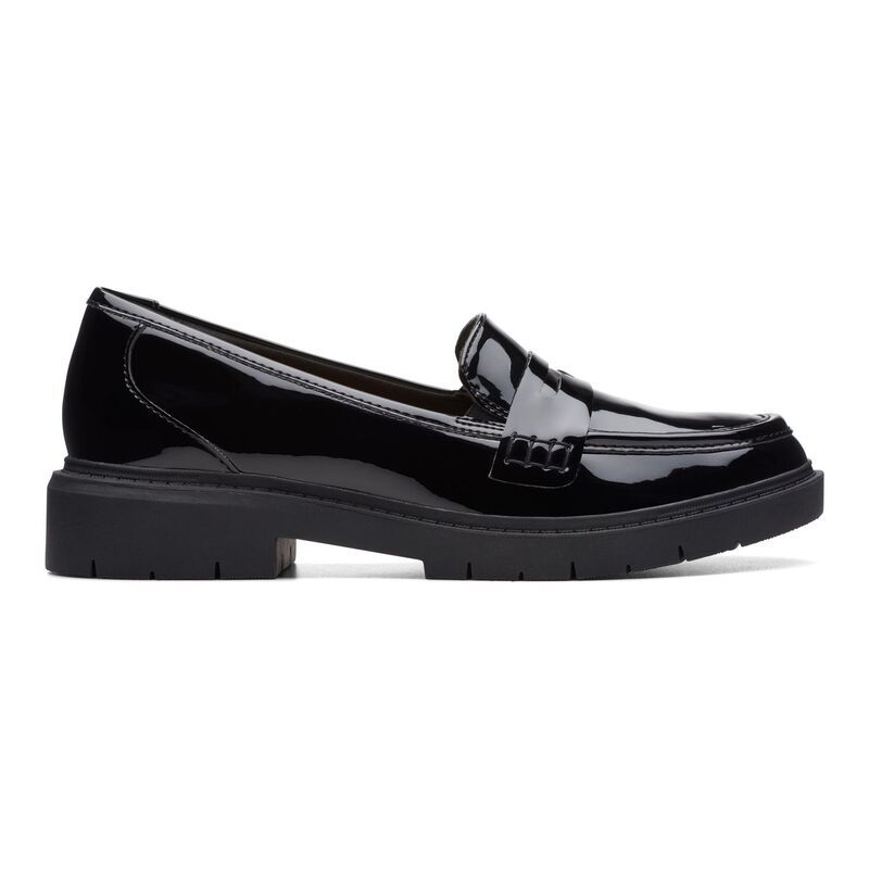 クラークス レディース シューズ スリッポン・ローファー ClarksR Westlynn Ayla Womens Lug Sole Loafers Black ブラック