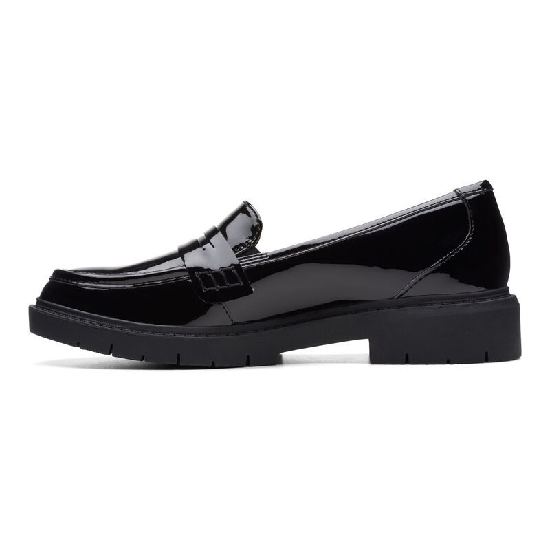 クラークス レディース シューズ スリッポン・ローファー ClarksR Westlynn Ayla Womens Lug Sole Loafers Black ブラック