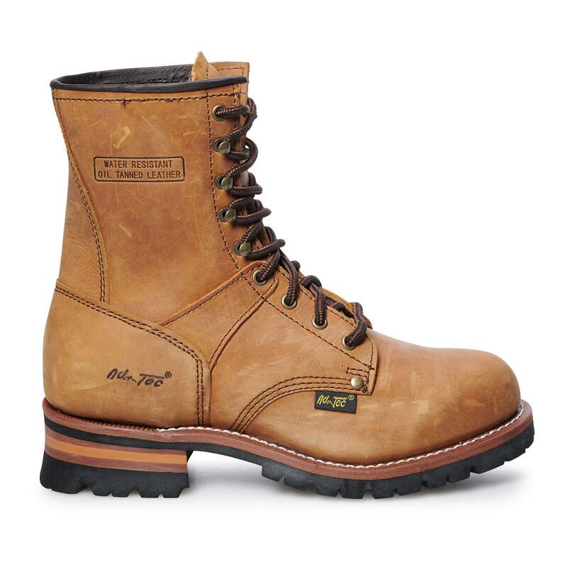 アドテック メンズ シューズ ブーツ・レインブーツ AdTec 1421 Mens Wateresistant Logger Work Boots Brown ブラウン アドテック メンズ シューズ ブーツ・レインブーツ AdTec 1421 Mens Wateresistant Logger Work Boots Brown ブラウン