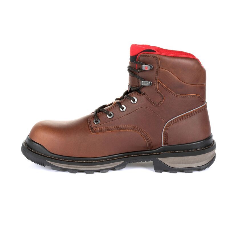ロッキー メンズ シューズ ブーツ・レインブーツ Rocky Rams Horn Mens Waterproof Composite Toe Work Boots Dark Brown ブラウン ロッキー メンズ シューズ ブーツ・レインブーツ Rocky Rams Horn Mens Waterproof Composite Toe Work Boots Dark Brown ブラウン