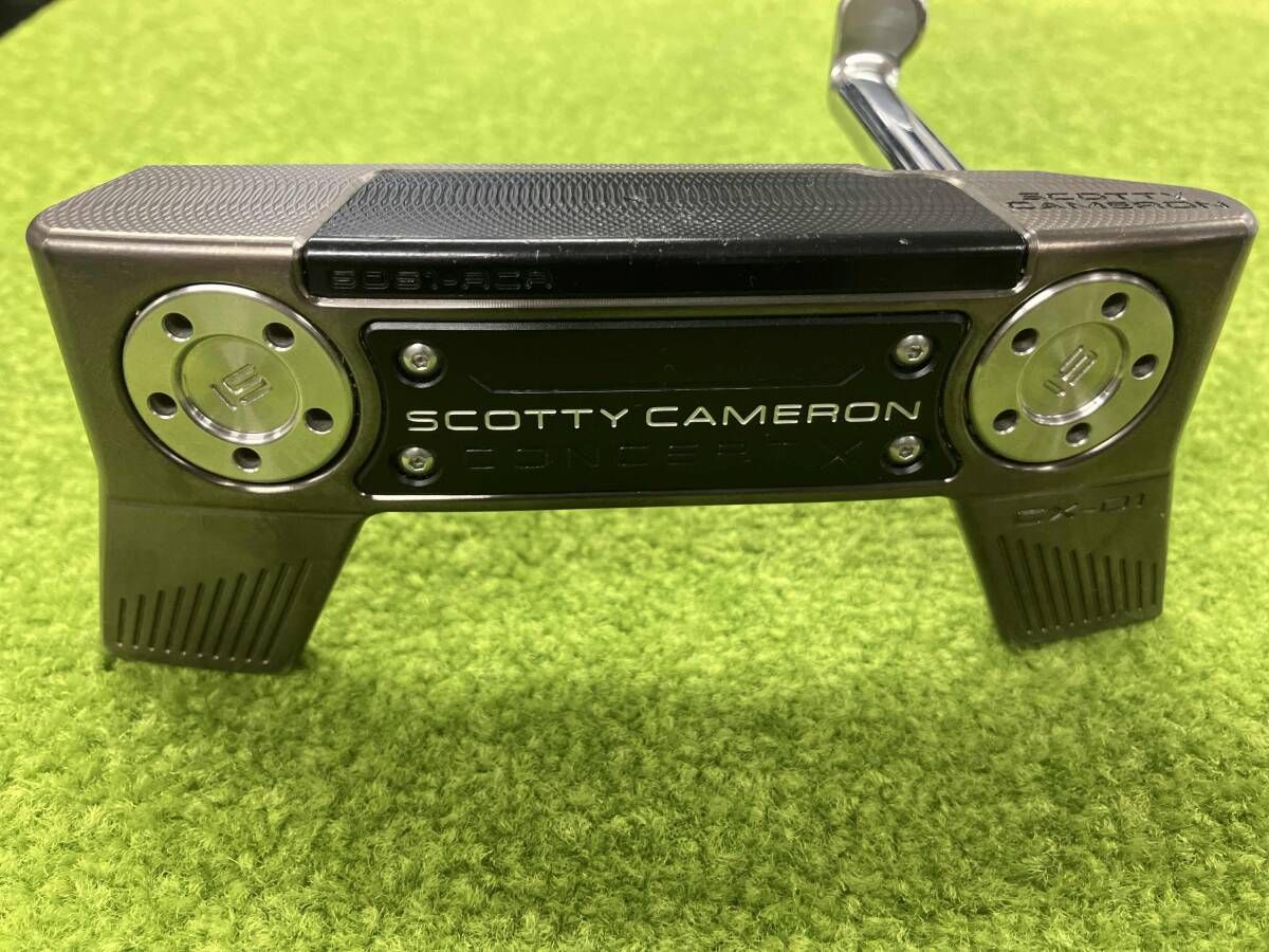 タイトリスト　TITLEIST SCOTTY CAMERON CONCEPT X CX-01 パター　ヘッドカバー付き