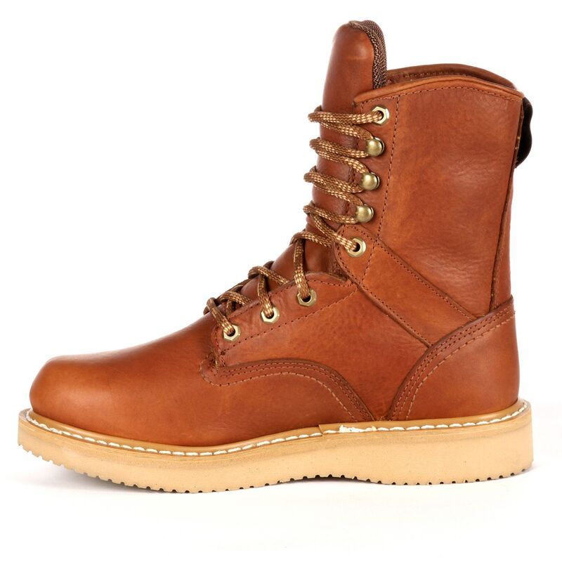ジョージアブーツ メンズ シューズ ブーツ・レインブーツ Georgia Boots Mens 8in Wedge Work Boots Barracuda Gold ゴールド