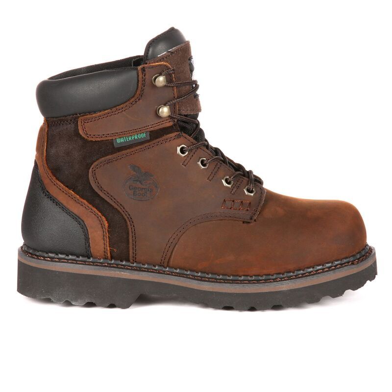 ジョージアブーツ メンズ シューズ ブーツ・レインブーツ Georgia Boots Brookville Mens 6in Waterproof Work Boots Dark Brown ブラウン ジョージアブーツ メンズ シューズ ブーツ・レインブーツ Georgia Boots Brookville Mens 6in Waterproof Work Boots Dark Brown ブラウン