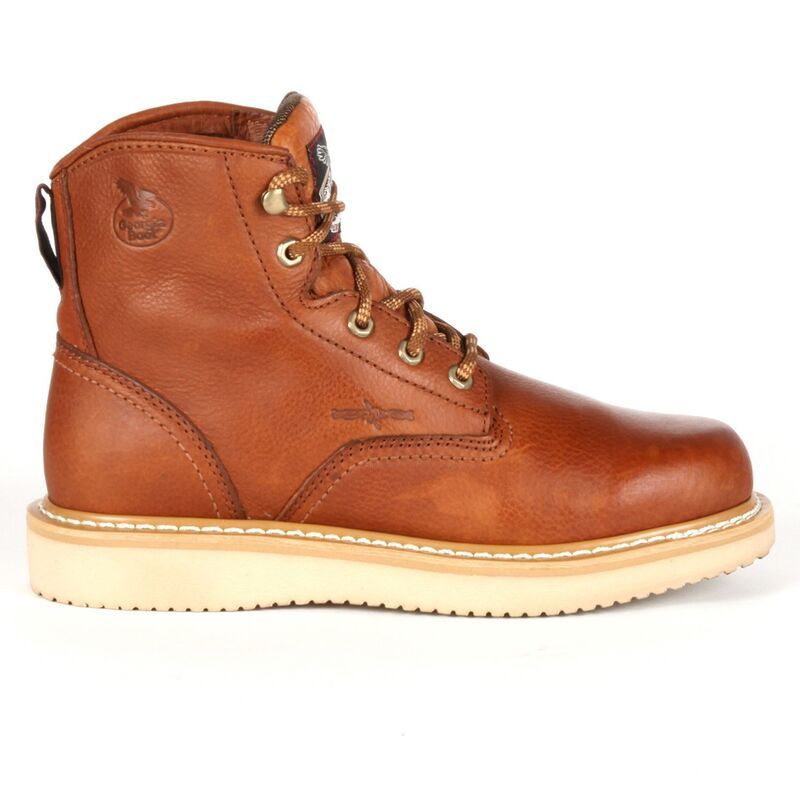 ジョージアブーツ メンズ シューズ ブーツ・レインブーツ Georgia Boots Mens 6in Wedge Work Boots Barracuda Gold ゴールド