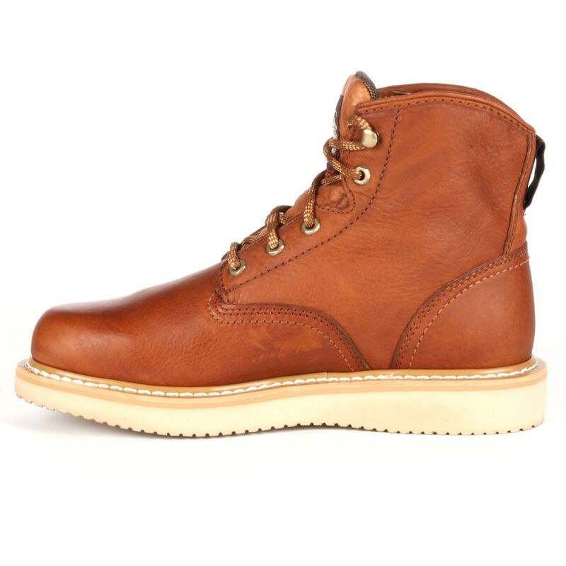 ジョージアブーツ メンズ シューズ ブーツ・レインブーツ Georgia Boots Mens 6in Wedge Work Boots Barracuda Gold ゴールド