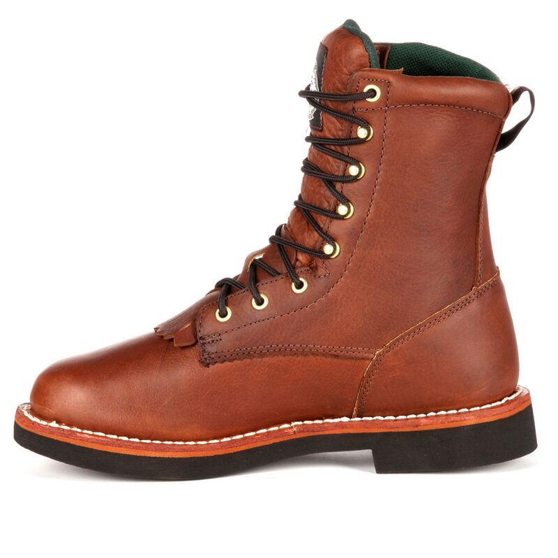 ジョージアブーツ メンズ シューズ ブーツ・レインブーツ レース Georgia Boots Farm Ranch Lacer Mens 8in Work Boots Barracuda Walnut
