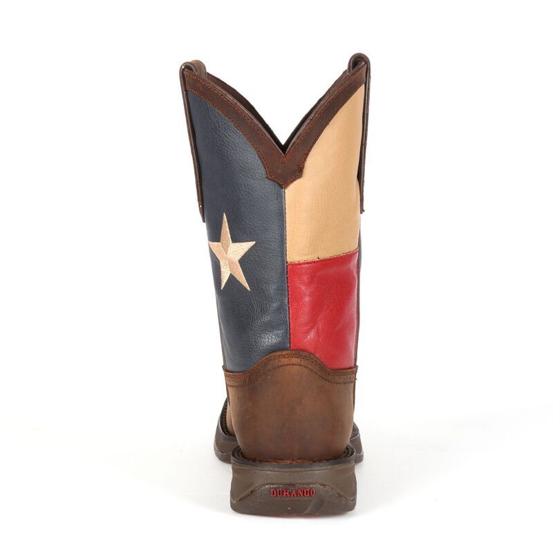 ドゥランゴ メンズ シューズ ブーツ・レインブーツ Durango Rebel Texas Flag Mens 11in Western Boots Brown ブラウン