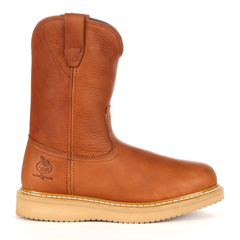 ジョージアブーツ メンズ シューズ ブーツ・レインブーツ Georgia Boots Farm Ranch Mens 10in Wellington Work Boots Barracuda Gold