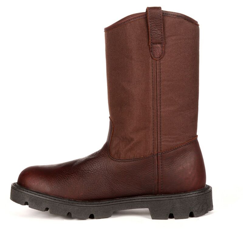 ジョージアブーツ メンズ シューズ ブーツ・レインブーツ Georgia Boots Homeland Mens 11in Waterproof Wellington Work Boots Brown