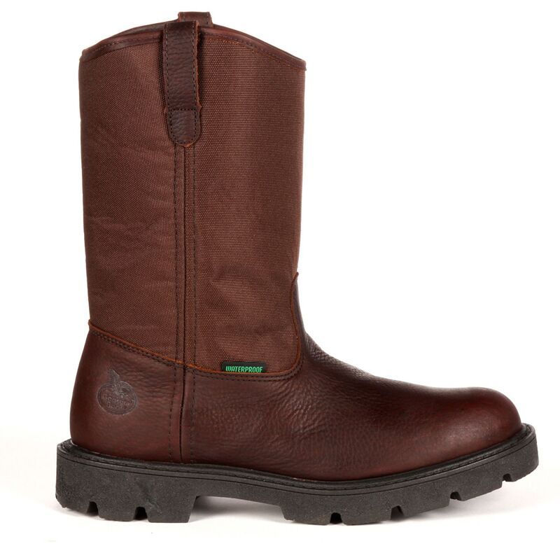 ジョージアブーツ メンズ シューズ ブーツ・レインブーツ Georgia Boots Homeland Mens 11in Waterproof Wellington Work Boots Brown