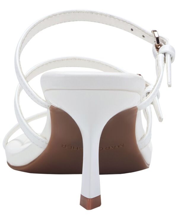 マークフィッシャー レディース シューズ スリッポン・ローファー サンダル Marc Fisher Womens Dressi Strappy SlipOn Dressandals White Pat