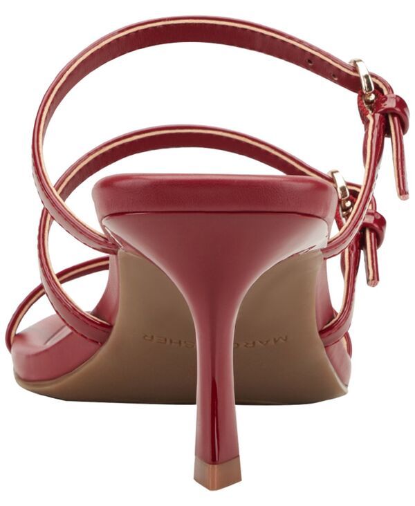 マークフィッシャー レディース シューズ スリッポン・ローファー サンダル Marc Fisher Womens Dressi Strappy SlipOn Dressandals Red Paten