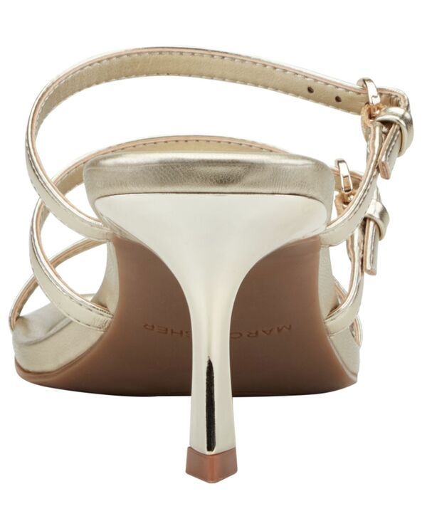 マークフィッシャー レディース シューズ スリッポン・ローファー サンダル Marc Fisher Womens Dressi Strappy SlipOn Dressandals Gold ゴールド