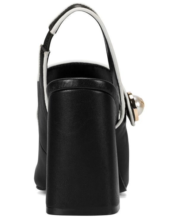 カール ラガーフェルド レディース シューズ スリッポン・ローファー KARLAGERFELD PARIS Womens Piermont SlipOn Pumps BlackBright White
