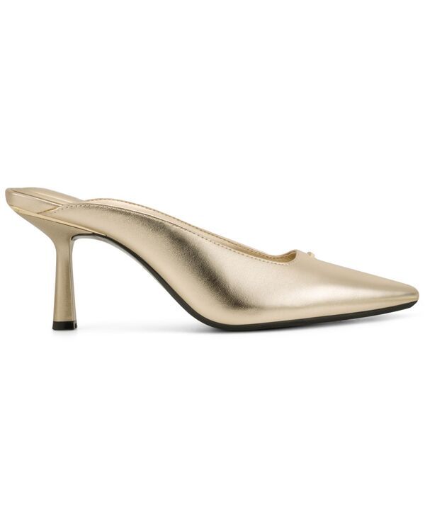 ダナ キャラン ニューヨーク レディース シューズ スリッポン・ローファー DKNY Womens Netta SlipOn Mule Pumps Platino