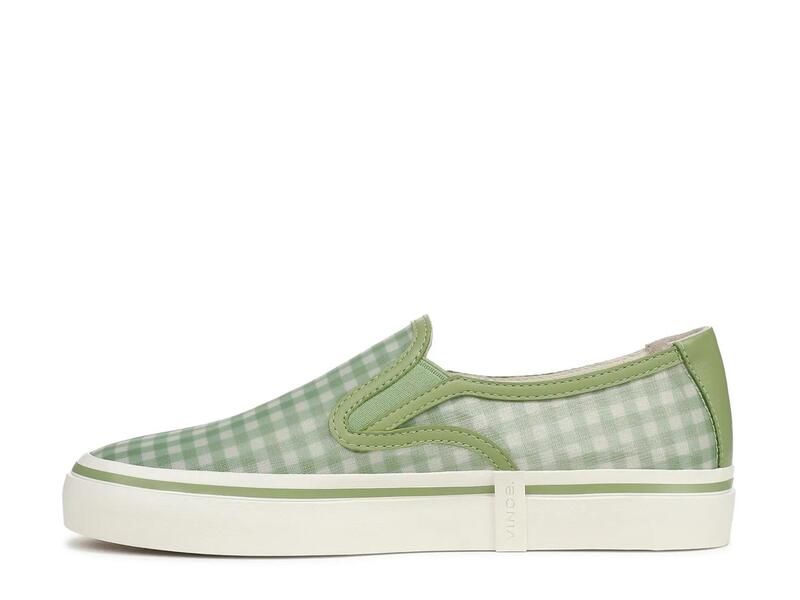 ヴィンス レディース シューズ スリッポン・ローファー スニーカー VinceBlair SlipOn Sneaker Womens GreenWhite Gingham ホワイト