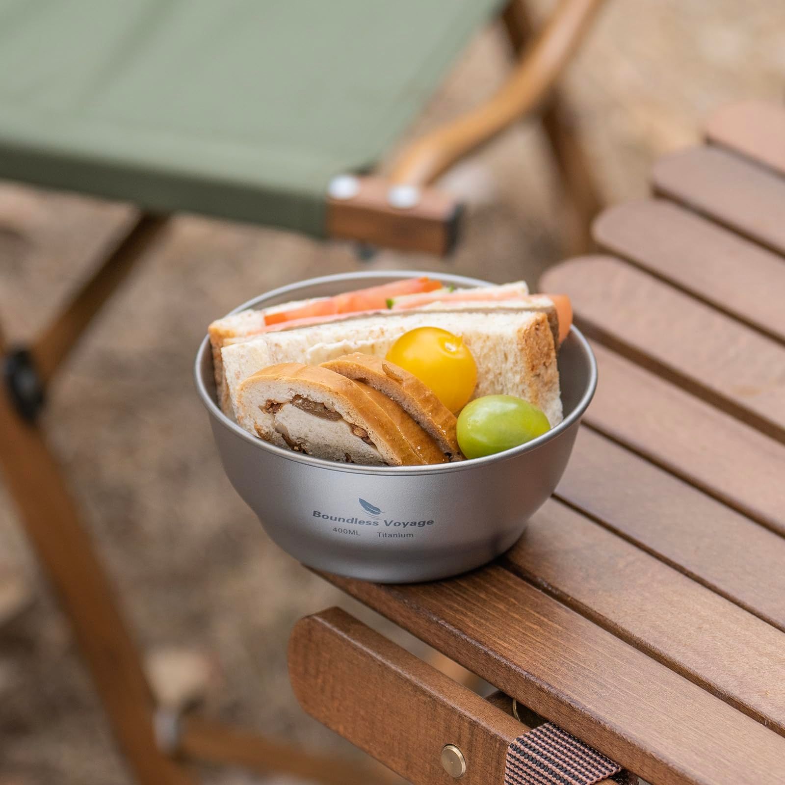 Boundless Voyage チタン ボウル お茶碗 キャンプ 食器 おしゃれ 割れ