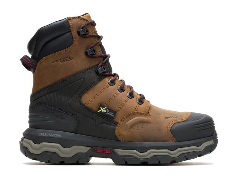 ウルヴァリン メンズ シューズ ブーツ・レインブーツ WolverineAlpha Infinity System 8 CarbonMAX Waterproof Work Boot Mens Dark