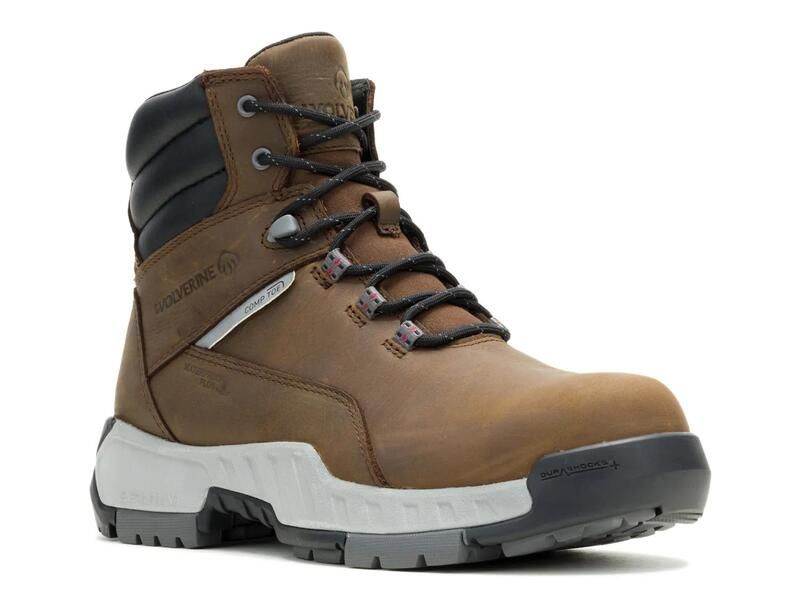 ウルヴァリン メンズ シューズ ブーツ・レインブーツ WolverineTarmac II 6 CarbonMAX Waterproof Work Boot Mens Dark Brown ブラウン